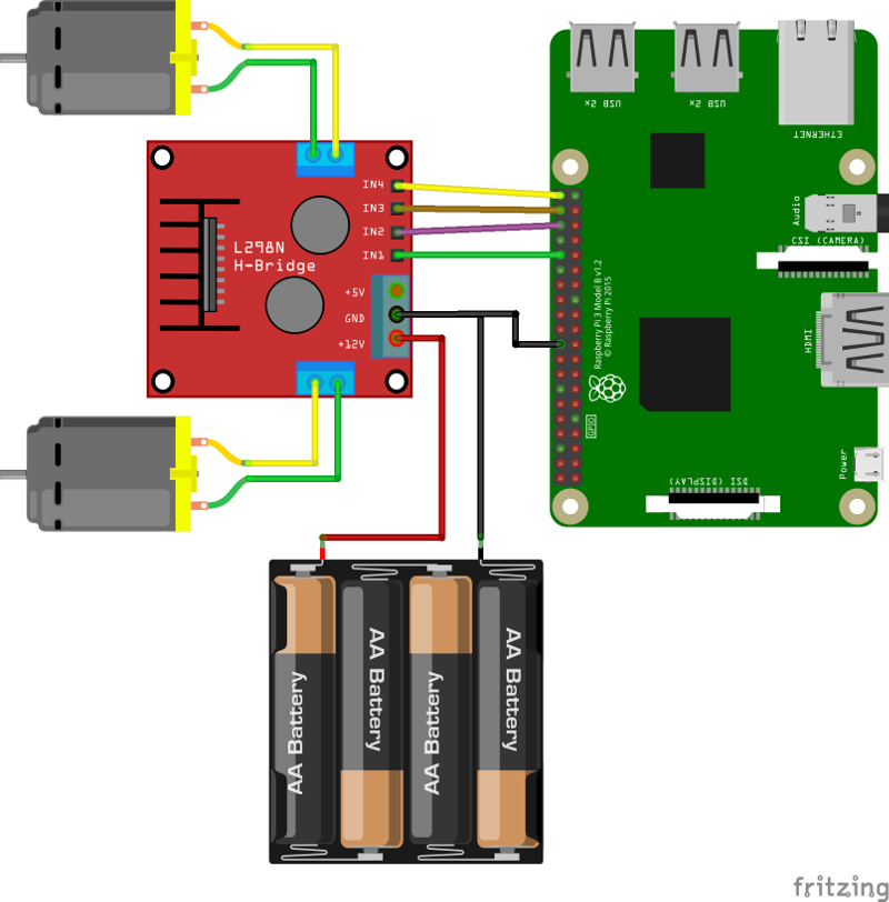 fritzing part l298n