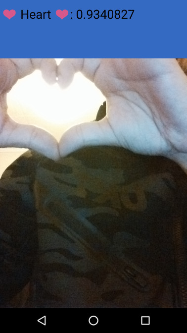 Heart sign with hands